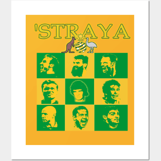 Popart - SOCCEROOS LEGENDS (Alternate Version) - 'STRAYA! Posters and Art